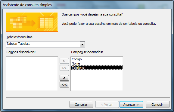 Access Consulta42 - Access - Criando uma consulta