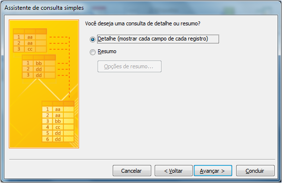 Access Consulta5 - Access - Criando uma consulta