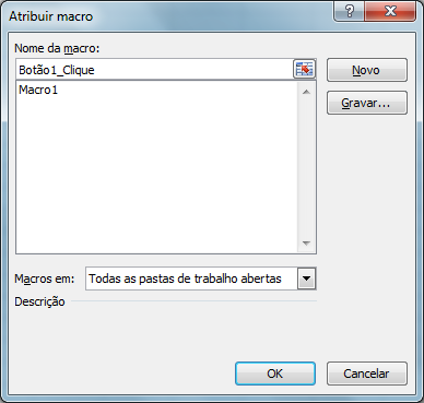 Excel Botao2 - Excel - Associando uma macro em um botão