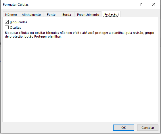 Como bloquear algumas celulas no Excel 01 - Como bloquear algumas células no Excel