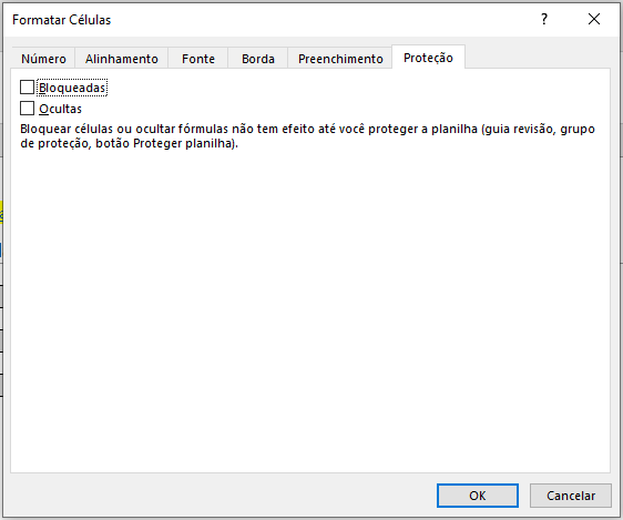 Como bloquear algumas celulas no Excel 03 - Como bloquear algumas células no Excel