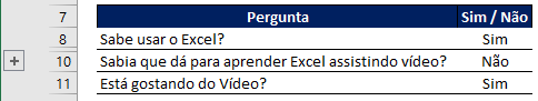 Como reexibir linhas ocultas no Excel 07 - Como reexibir linhas ocultas no Excel