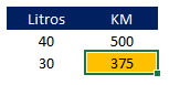 Como calcular regra de 3 no Excel 02 - Como calcular regra de 3 no Excel