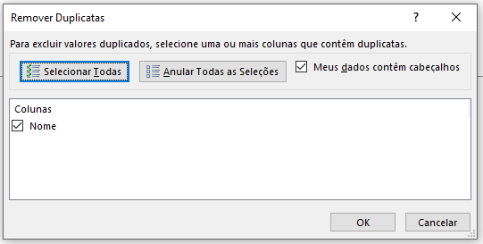 Como excluir dados duplicados no Excel 03 - Como excluir dados duplicados no Excel