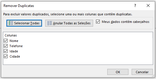 Como excluir dados duplicados no Excel 06 - Como excluir dados duplicados no Excel