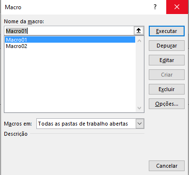 Como excluir uma macro no Excel 02 - Como excluir uma macro no Excel