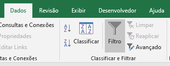 Como fazer filtro em uma celula no Excel 02 - Como fazer filtro em uma célula no Excel