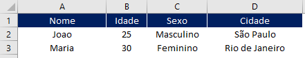 Como fazer formulario de cadastro no Excel 01 - Como fazer formulário de cadastro no Excel