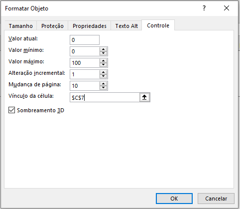 Como fazer no Excel barra de rolagem 03 - Como fazer no Excel barra de rolagem