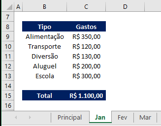 Como fazer soma no Excel entre planilhas 02 - Como fazer soma no Excel entre planilhas