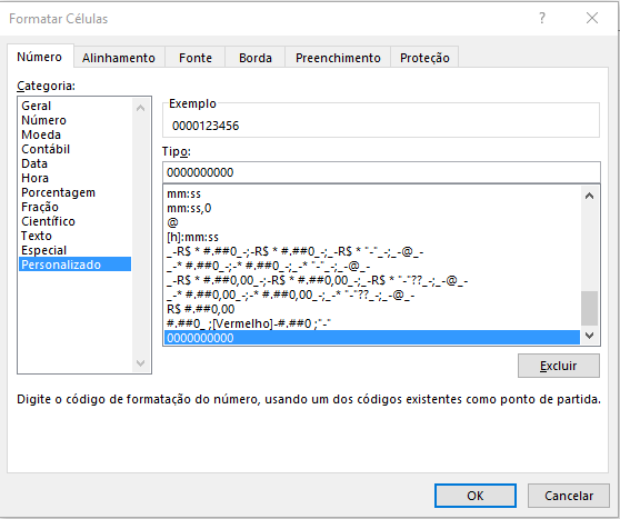 Como fazer o zero aparecer no Excel 01 - Como fazer o zero aparecer no Excel