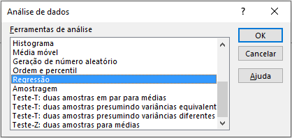 Como fazer regressao linear no Excel 05 - Como fazer regressão linear no Excel