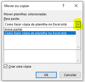 Como fazer copia de planilha no Excel 05 - Como fazer cópia de planilha no Excel