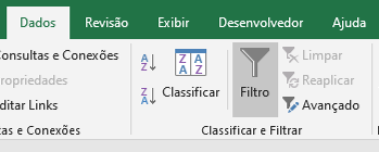 Como fazer filtro em planilha Excel 02 - Como fazer filtro em planilha Excel