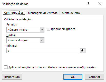 Como fazer no Excel validacao de dados 02 - Como fazer no Excel validação de dados