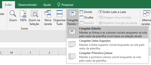 Como fazer o cabecalho acompanhar a planilha 03 - Como fazer o cabeçalho acompanhar a planilha