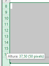 Como fazer uma planilha quadriculada no Excel 04 - Como fazer uma planilha quadriculada no Excel