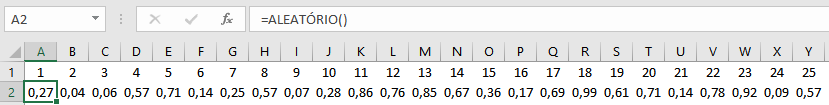 Planilha Excel para Sorteio Lotofacil 02 - Planilha Excel para Sorteio Lotofácil